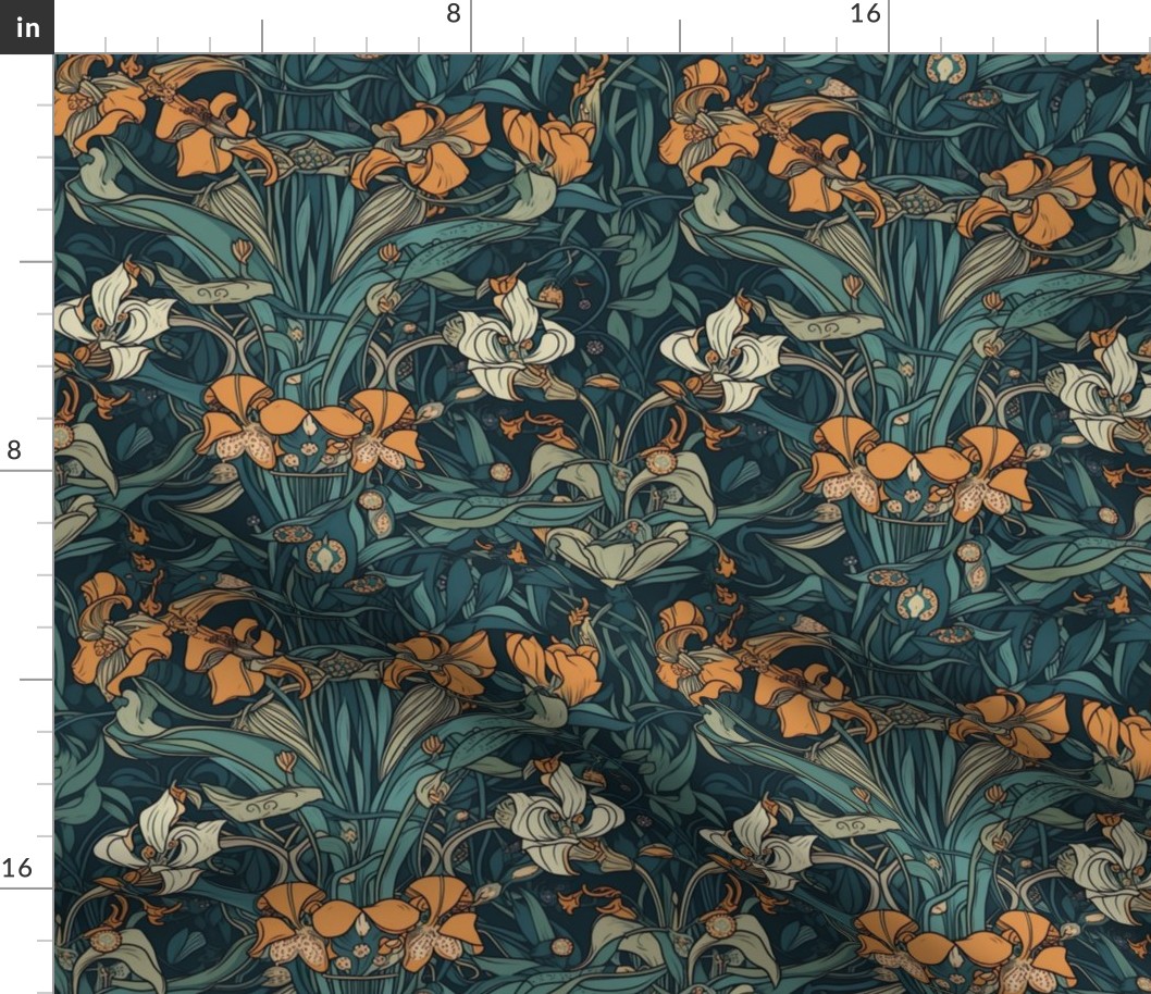 Stylish Stems - Floral Art Nouveau