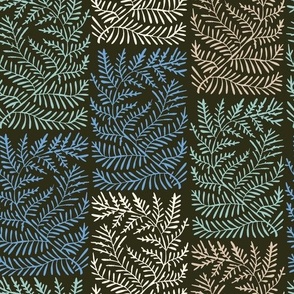 Bracken Fern Block Print