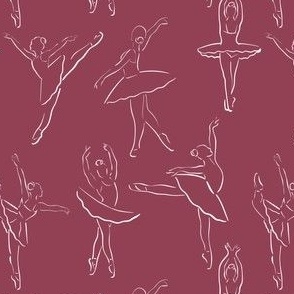 Dancing in Magenta: A Chic Ballerina Pattern