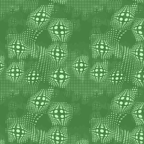 [Medium] Pop Art Chaotic Bump 3D Green