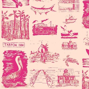 Port A Toile Pink