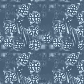 [Medium] Pop Art Chaotic Bump 3D Blue Ocean