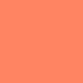 Plain solid dark peach orange for bedding, wallpaper, duvet cover, sheets and fabric. 