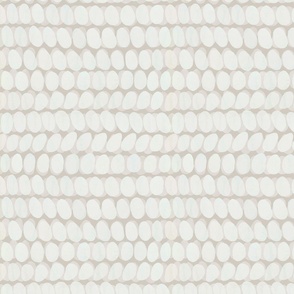 White coastal modern abstract dots