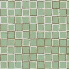 Tenament Grid - halfsize - celadon