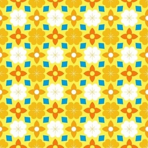 Geometry Vintage Floral Tile_Mini