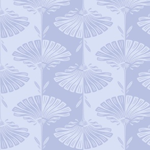 marguerite stripes - big scale - lilac