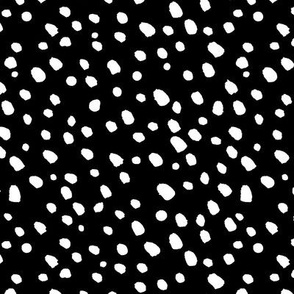 Black and White Dots - Graphic monochrome