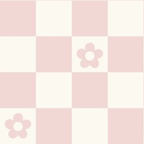 Floral Checkers