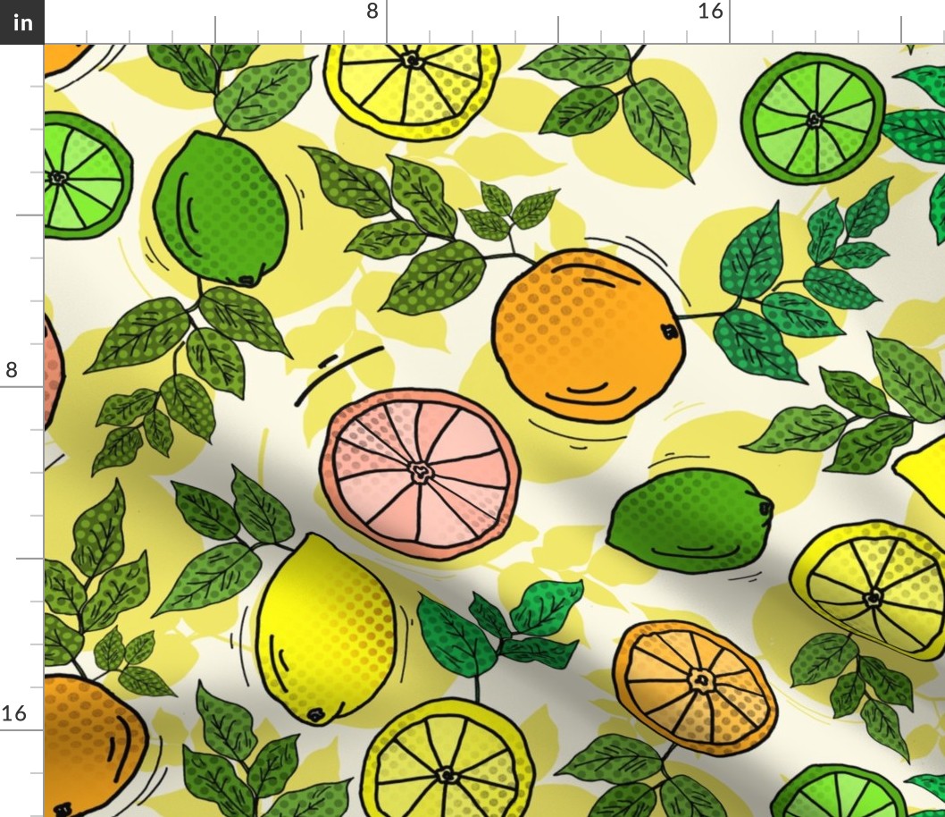 Citrus Pop Art (large scale) 