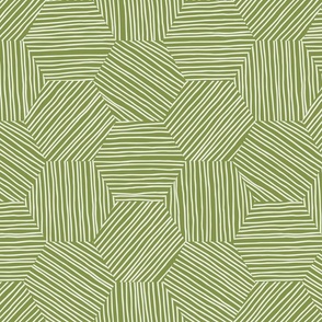 Abstract Tortise Shell Texture in Spring Green