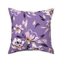 Albion Painted Floral - Lilac Large