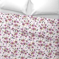 Albion Painted Floral - White Small