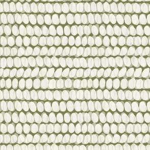 Olive green modern abstract dots for boho wallpaper, fabric and quilting