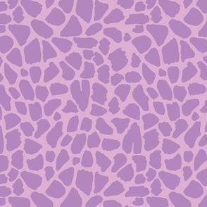 African Safari Giraffe Print in Lilac