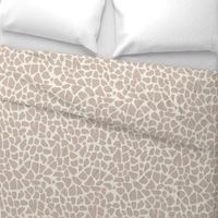 African Safari Giraffe Print Tan