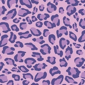 Purple Cheetah Print Leopard Print Colorful Animal Print