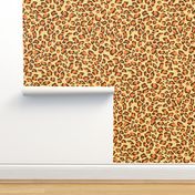 Trendy Colorful Leopard Print Animal Print in Orange