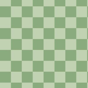 Green Checkerboard - 1/2 inch