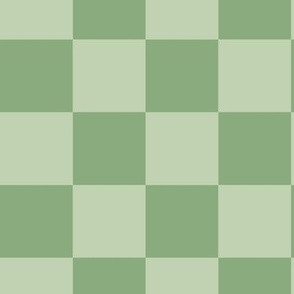 Green Checkerboard - 1 inch