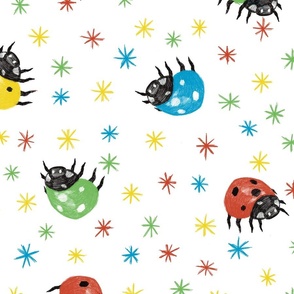 Crayon Ladybugs