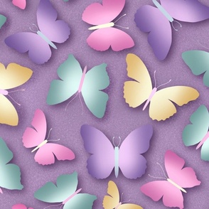 3D butterflies