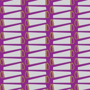 Hand Saws Color Purple- Small Print