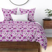 Bronwyn Painted Floral - White Pink Small