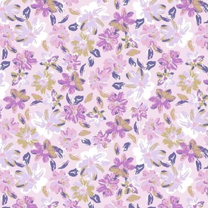 Sandy Painted Floral - Light Pink Small