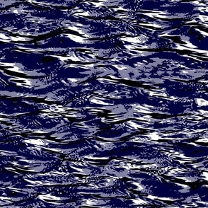 Water Movement 2 Waves Calm Serene Tranquil Textured Neutral Interior Monochromatic Blue Blender Fun Bright Colors Fresh Black Dark Navy Blue 000040 Bold Modern Abstract Geometric