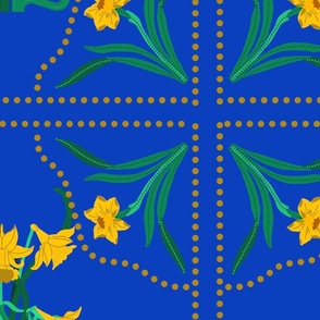 Art Nouveau Daffodils - XL