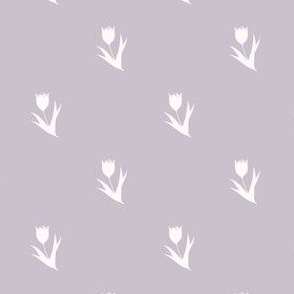 Tulip Polkadot Purple // Little Girl // Mini