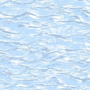 Water Movement 2 Waves Calm Serene Tranquil Textured Neutral Interior Monochromatic Blue Blender Fun Bright Pastel Colors Snowy Cornflower Blue BFDFFF Fresh Modern Abstract Geometric