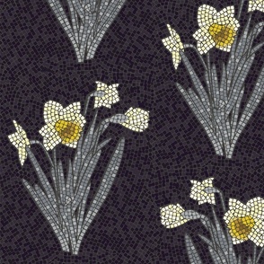 Plum Tiled Daffodils