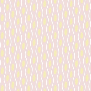 Pastel Stripes and Dots - Butter and Piglet Color Palette 