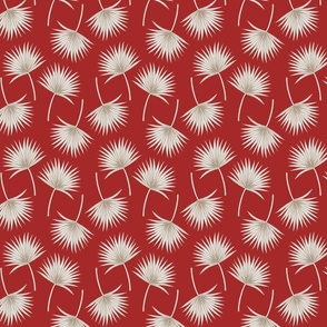 small// Neutral Botanicals Palm Leaf Crimson Safari