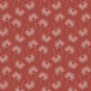 small// Neutral Botanicals Palm Leaf Old Red Caribe