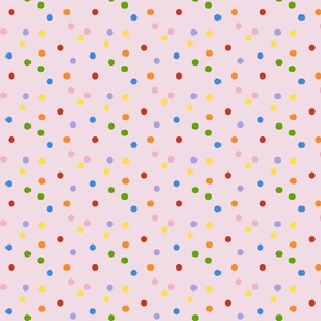Round Sprinkles Colorful Pink No Outline- Small Print