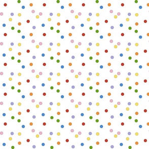Round Sprinkles Colorful- Small Print