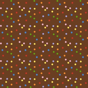 Round Sprinkles Colorful Chocolate- Small Print