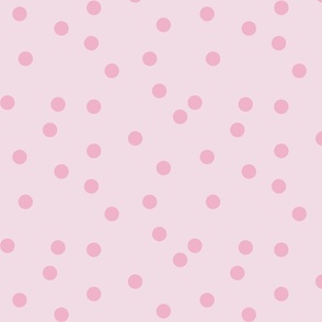 Round Sprinkles Pink on Pink No Outline- Large Print