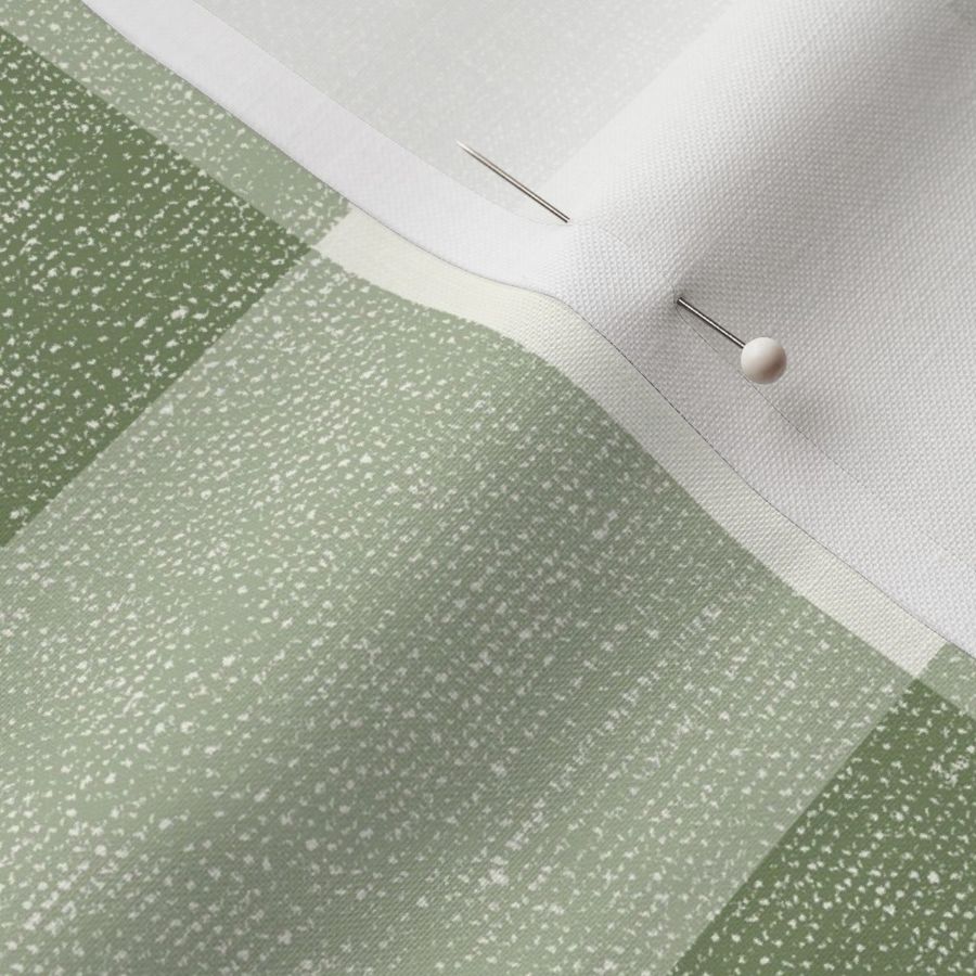 Big Gingham in Sage Green - 12 inch repeat