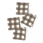 Gingham Bark Brown