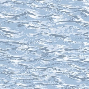 Water Movement 2 Waves Calm Serene Tranquil Textured Neutral Interior Monochromatic Blue Blender Earth Tones Sky Blue Gray A7C0DA Subtle Modern Abstract Geometric