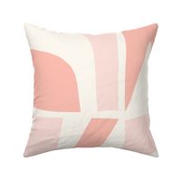 Abstract Geo Tiles Soft Pink