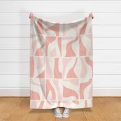 Abstract Geo Tiles Soft Pink