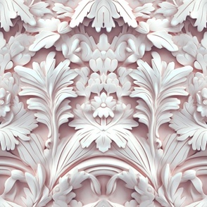 Oakleaf Floral – Pink Wallpaper 