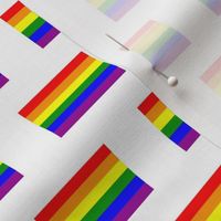 SMALL Pride flag fabric - minimal pride design
