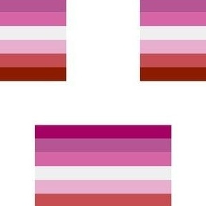 MEDIUM LGBTQ flag, pride flag, lesbian flag fabric
