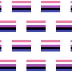 SMALL gender fluid flag fabric, pride flag, LGBTQ flag